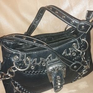 P & G WESTERN STUDDED PURSE